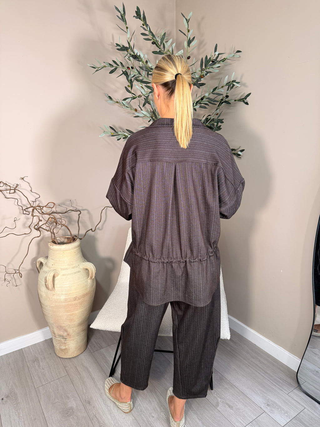 Palma Pinstripe Jacket