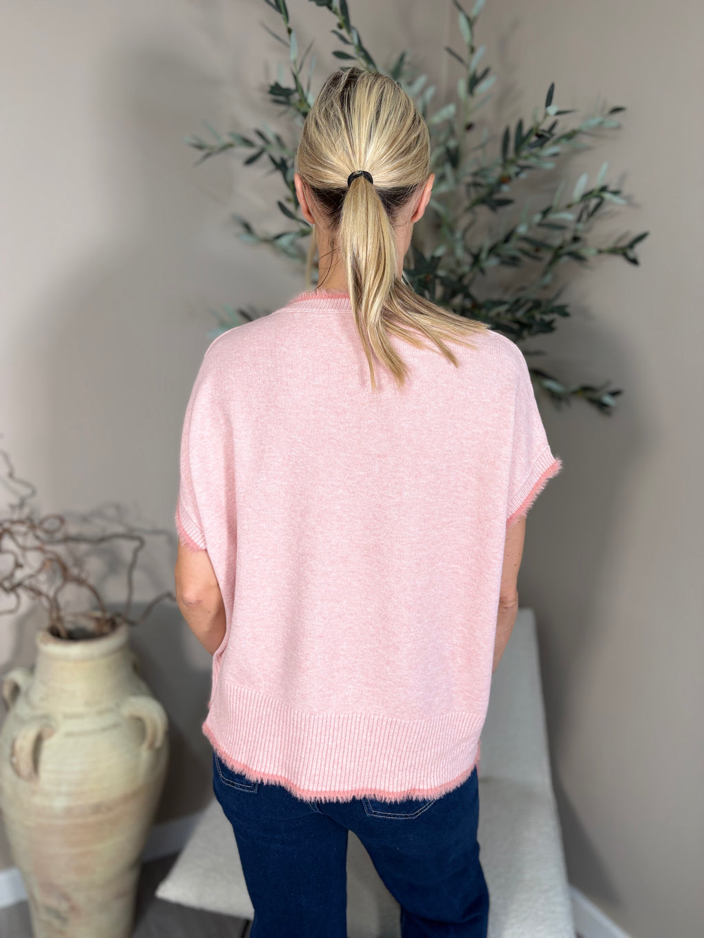Paris Fur Trim Tank