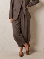 Portland Stripe Barrel Pants