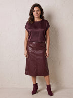 Bromley Satin Top