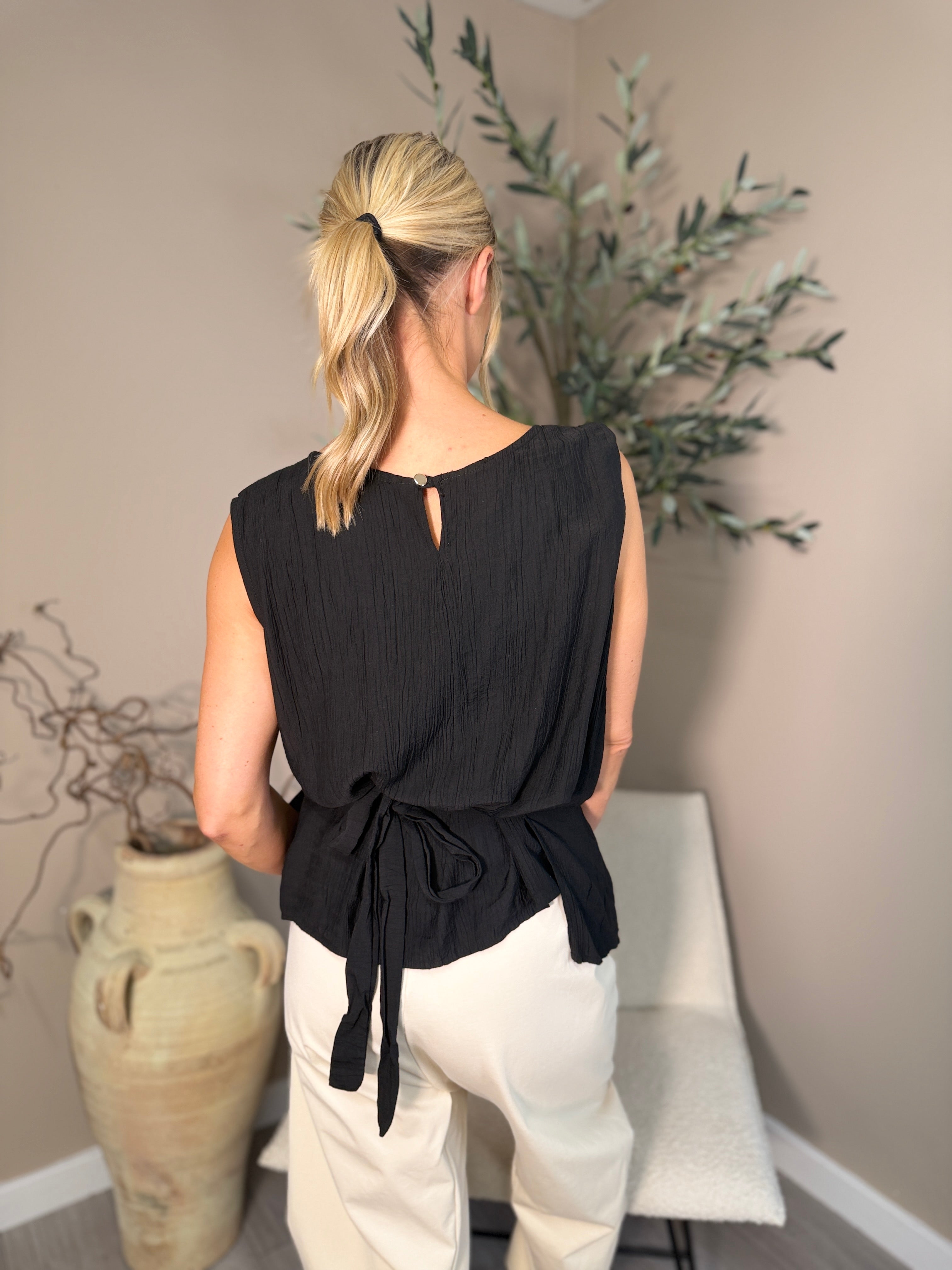 Seville Tie Front Top