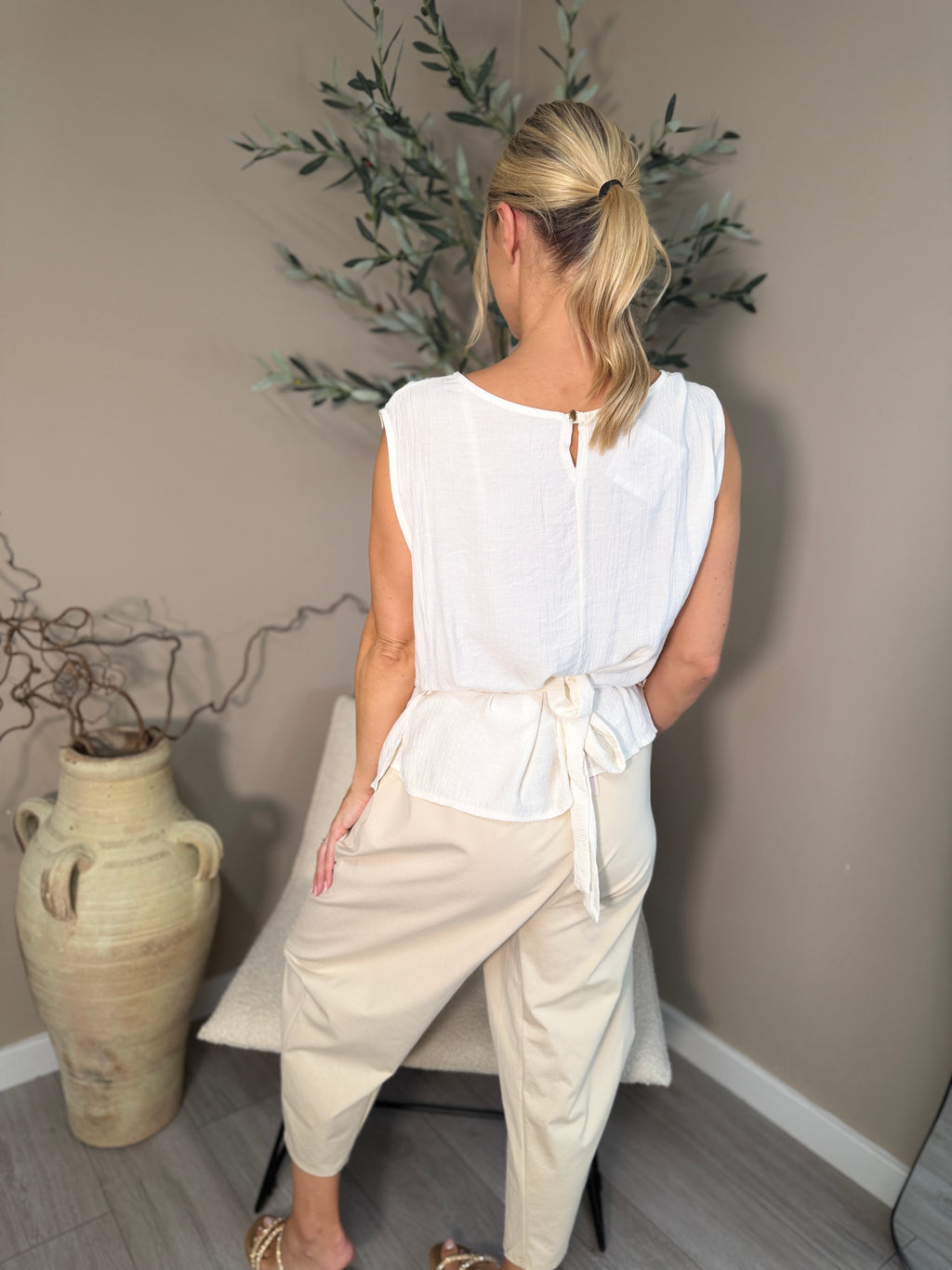 Seville Tie Front Top