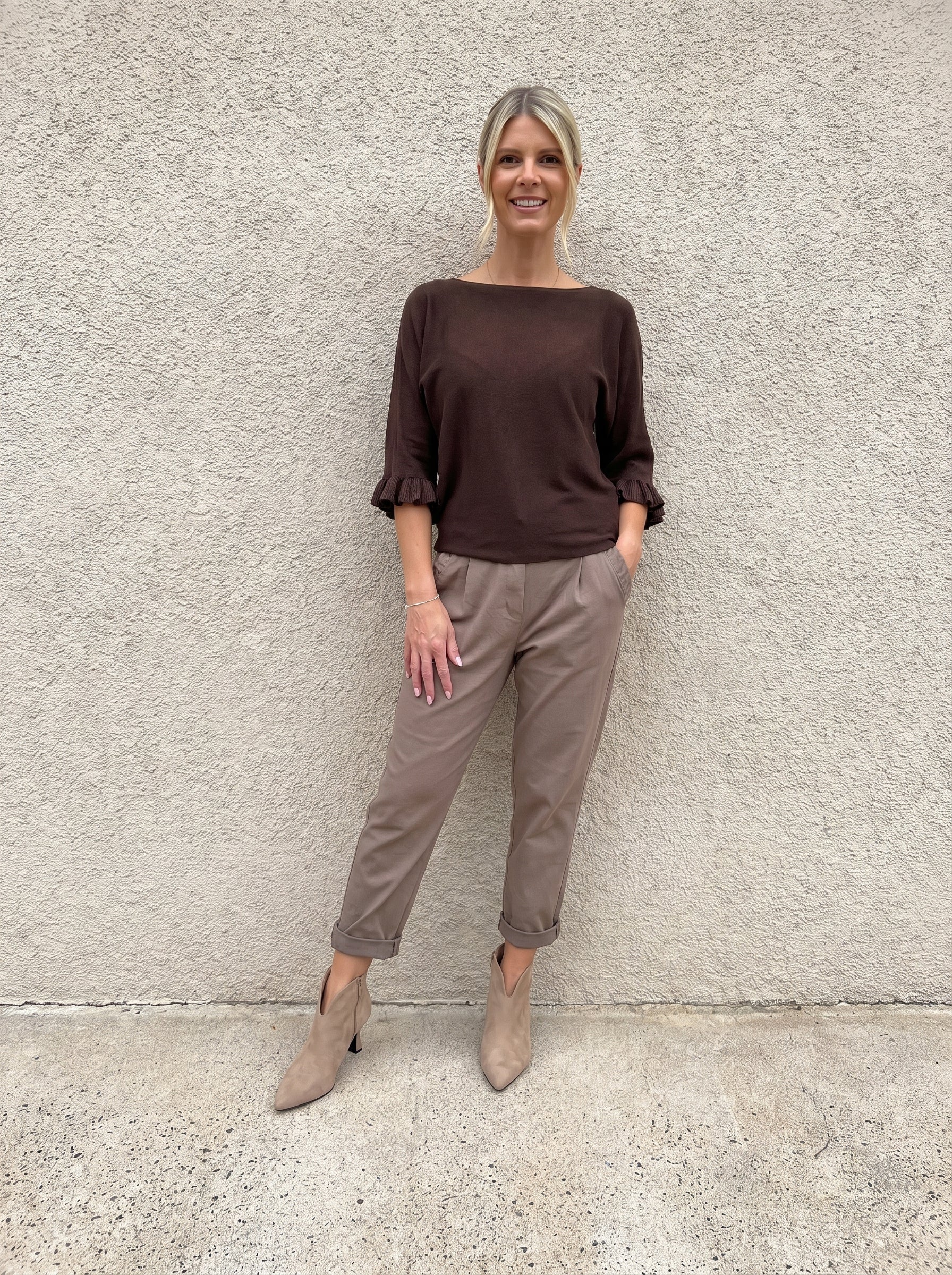 Sorrento Frill Pocket Trousers