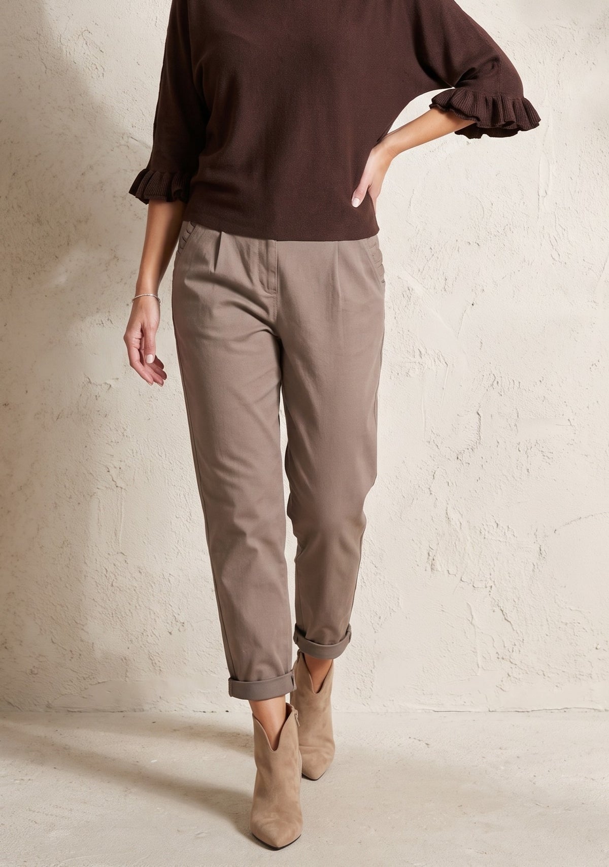 Sorrento Frill Pocket Trousers