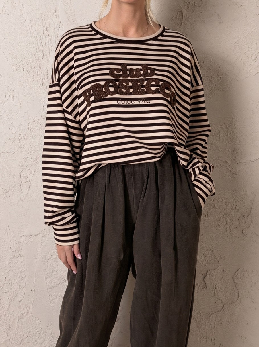 Stripe Prosecco Top