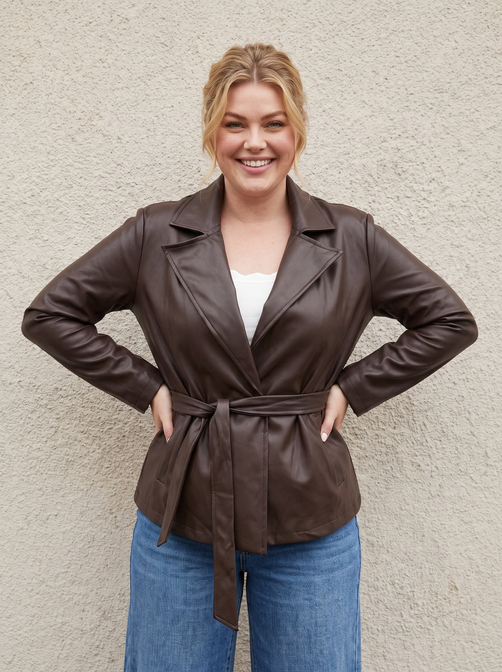 Knightsbridge Crop PU Trench