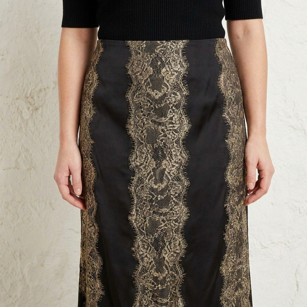 Vienna Silk Slip Skirt