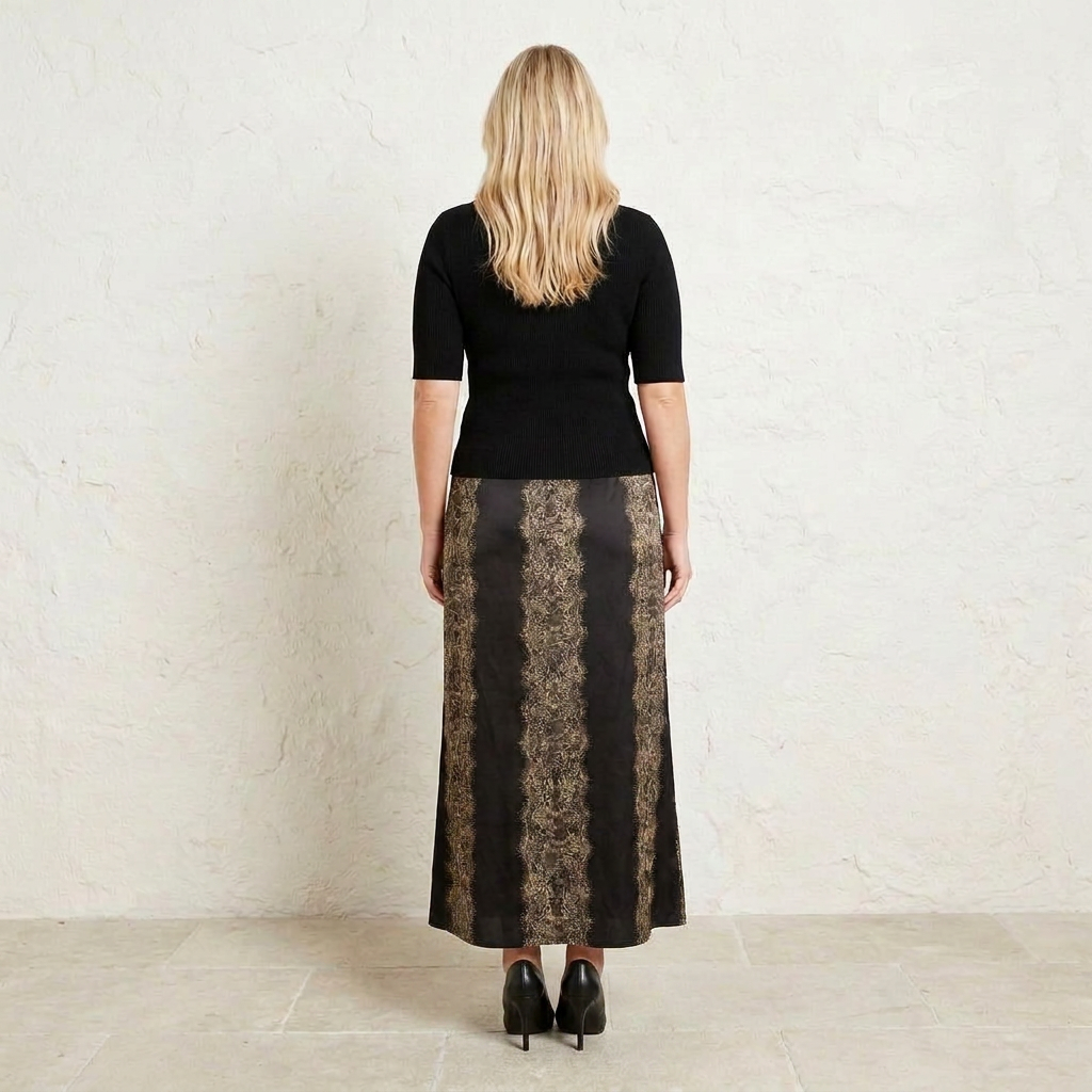 Vienna Silk Slip Skirt